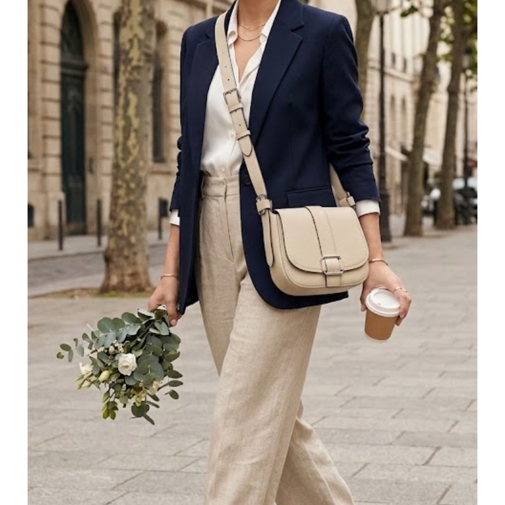 Michael Kors Cream Crossbody Bag